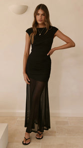 Delara Maxi Dress - Black