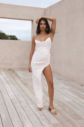 White Sand Oasis Maxi Dress Pink