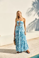 Aquamarine Maxi Dress Blue
