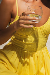 Blushing Lovers Maxi Dress Yellow