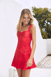 Amara Mini Dress Red