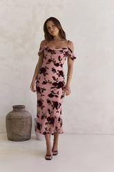 Rose By Name Maxi Dress Pink