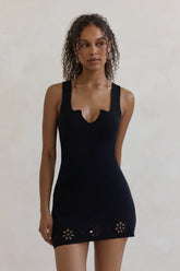 Soft Girl Agenda Mini Dress Black