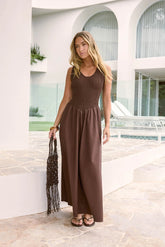 Love Is Timeless Maxi Dress Brown