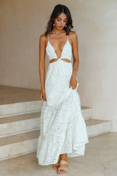 Trust My Words Maxi Dress Green