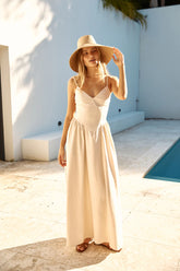 Zephy Maxi Dress Sand