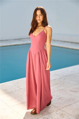 Zephy Maxi Dress Rose