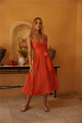 Lu & Lux Maxi Dress Red