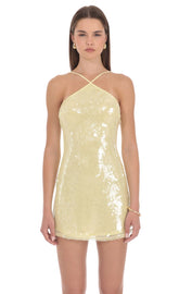 Stacy Sequin Mini Dress