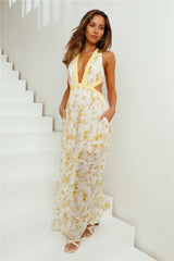 Fashion Forward Maxi Dress Yellow