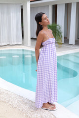 Peony Maxi Dress Purple