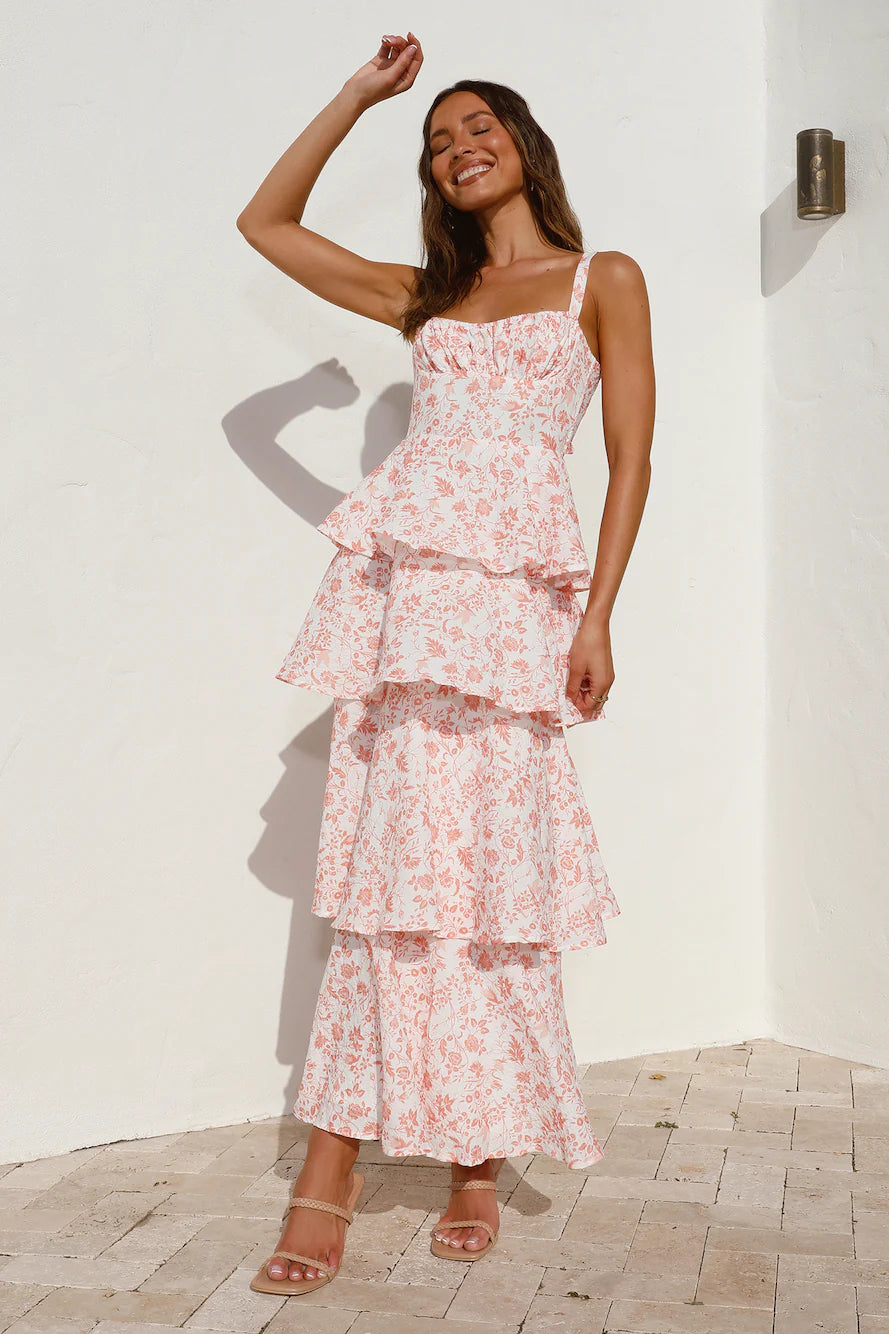 Misunderstood Maxi Dress Orange