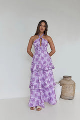 Lover And Dreamer Halter Maxi Dress Lilac