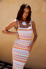 Albie Maxi Dress Orange