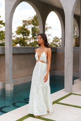 Trust My Words Maxi Dress Green