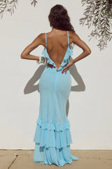 Namari Maxi Dress Light Blue