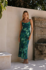 Benito Maxi Dress Calista Green