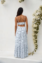 Times Have Changed Maxi Dress White